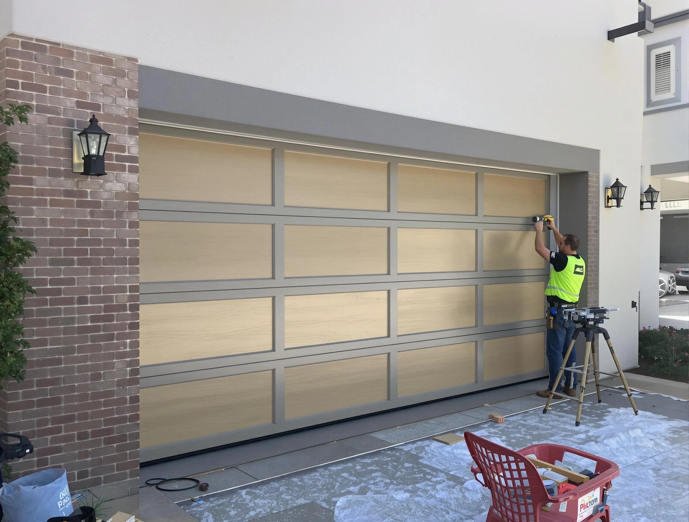 Garage door replacement service by Westford Garage Door Repair in Westford