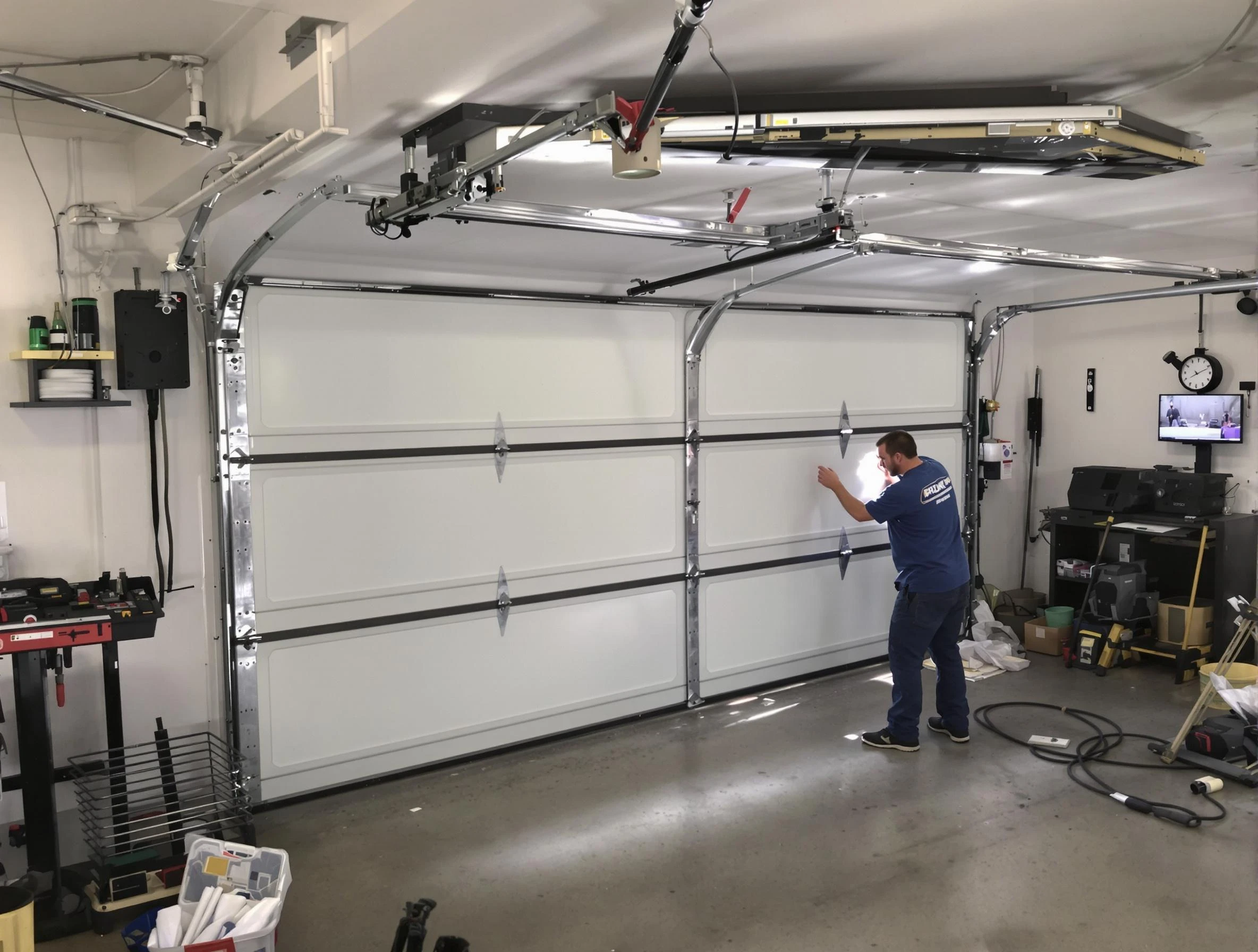Professional garage door repair service by Westford Garage Door Repair in Westford