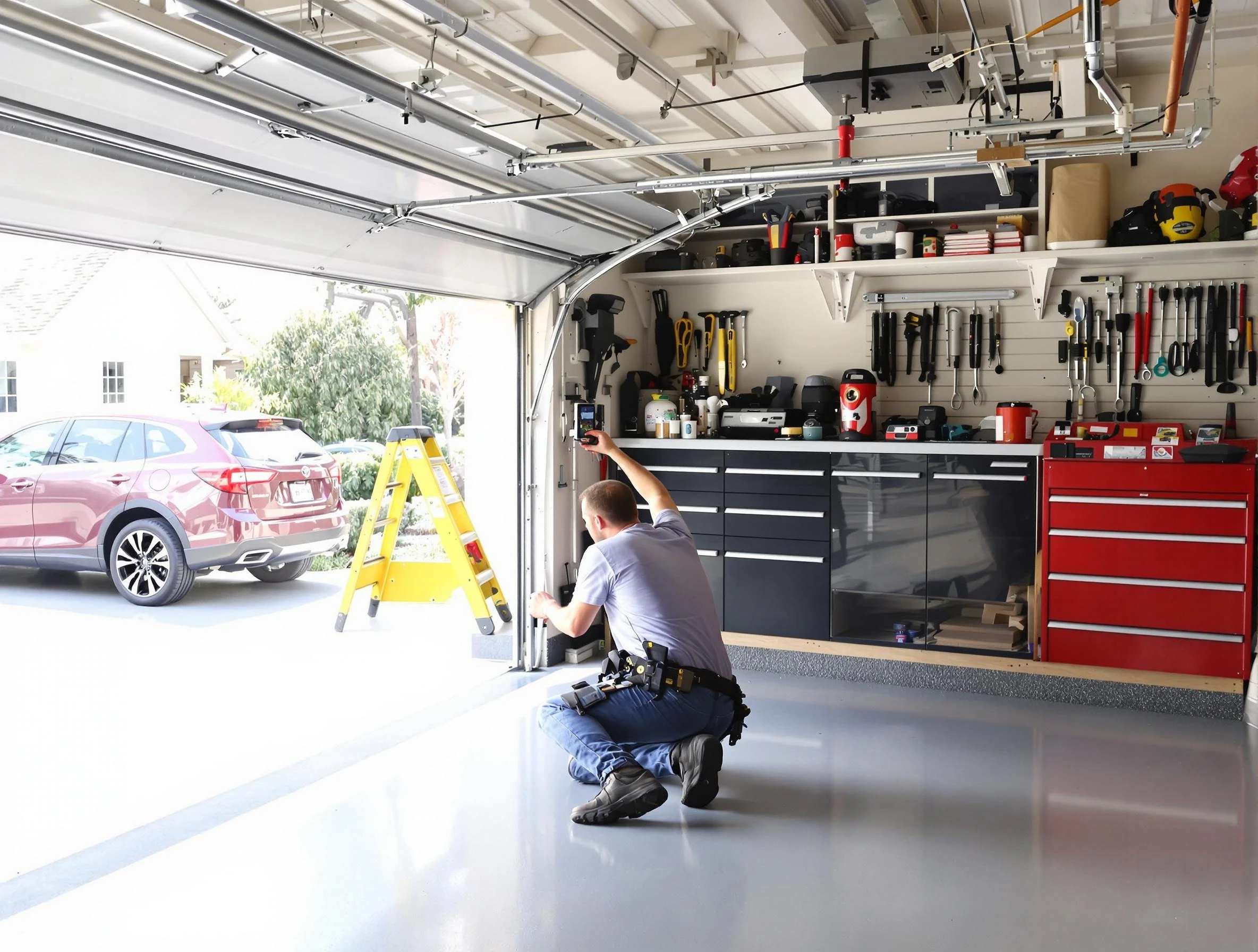 Local garage door repair service by Westford Garage Door Repair in Westford